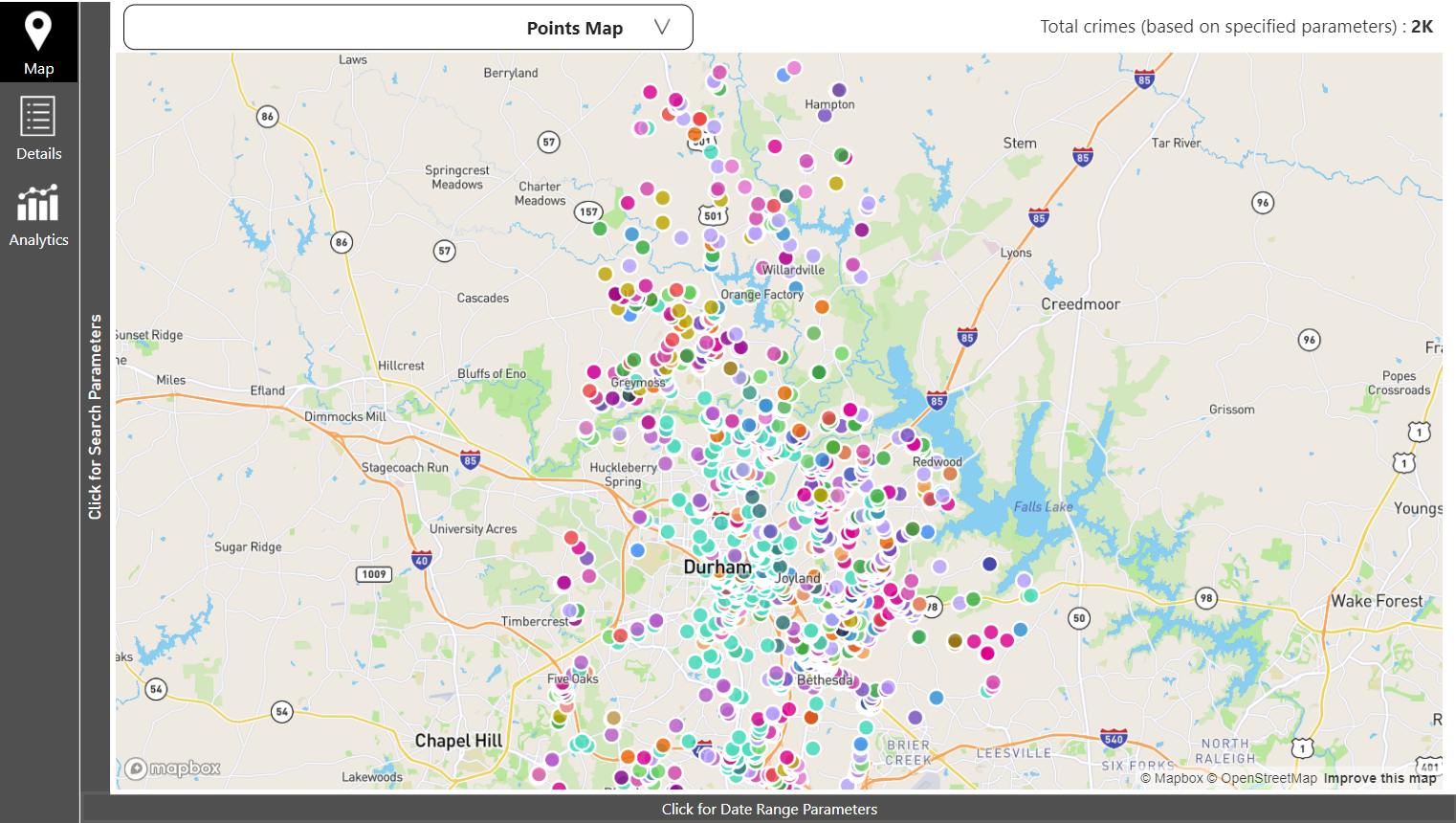 An Overview of CrimeTracer’s Crime Map