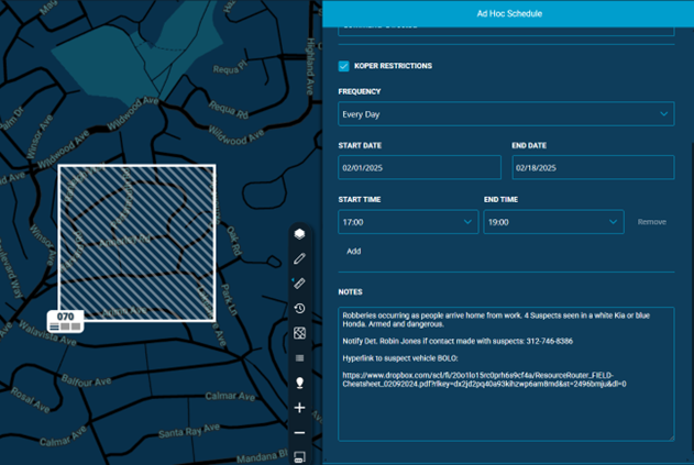 Image of ResourceRouter's Ad-Hoc Map Overlay