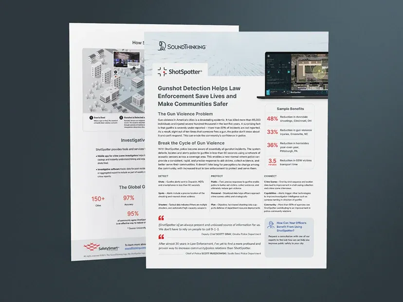 ShotSpotter Datasheet