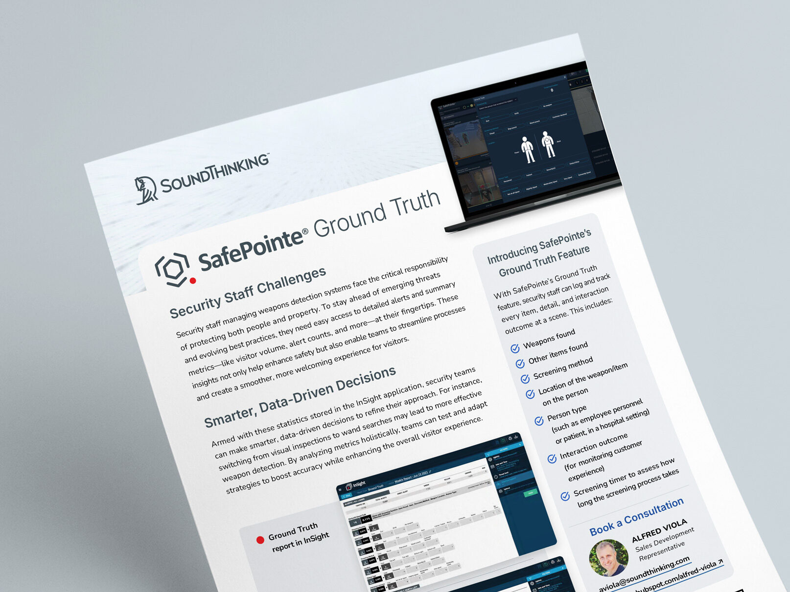 SafePointe Ground Truth Datasheet