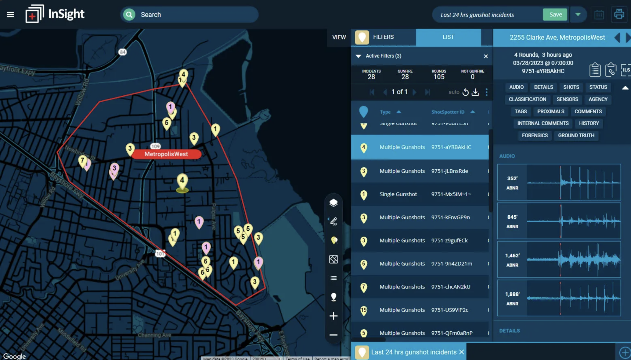 Disrupting the Shooting Cycle: ShotSpotter and the Insight App