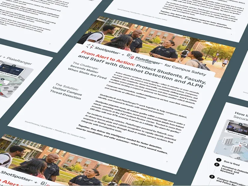 From Alert to Action: Protect Students, Faculty, and Staff with Gunshot Detection and ALPR