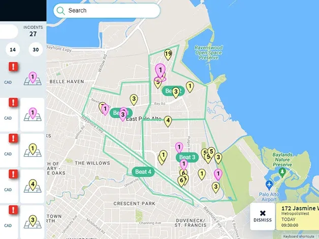 Dispatch - Gunfire Incident List