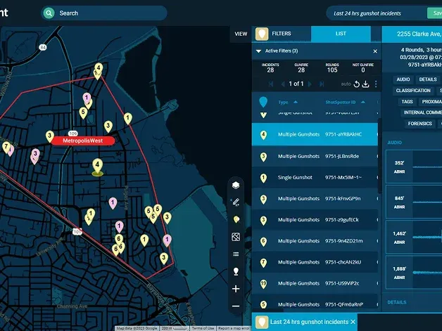 Insight - Gunfire Incident Search