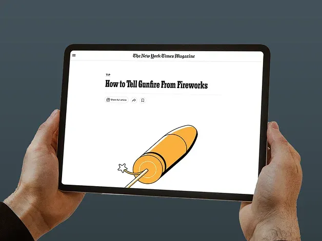 How to Tell Gunfire from Fireworks
