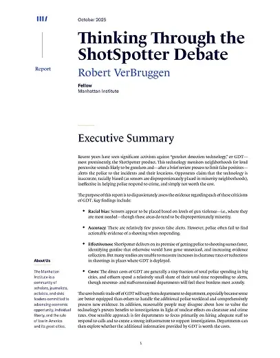Thinking Through the ShotSpotter Debate