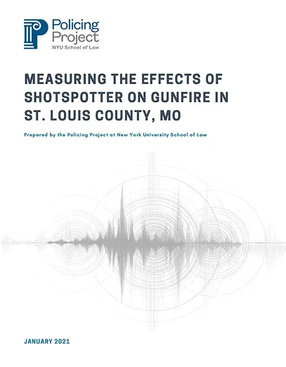 Measuring the Effects of ShotSpotter on Gunfire in St. Louis County, MO