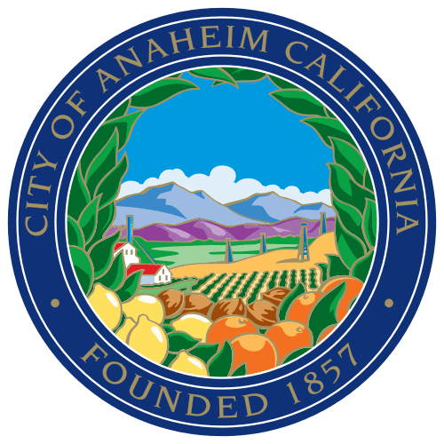 the seal of the city of anaheim