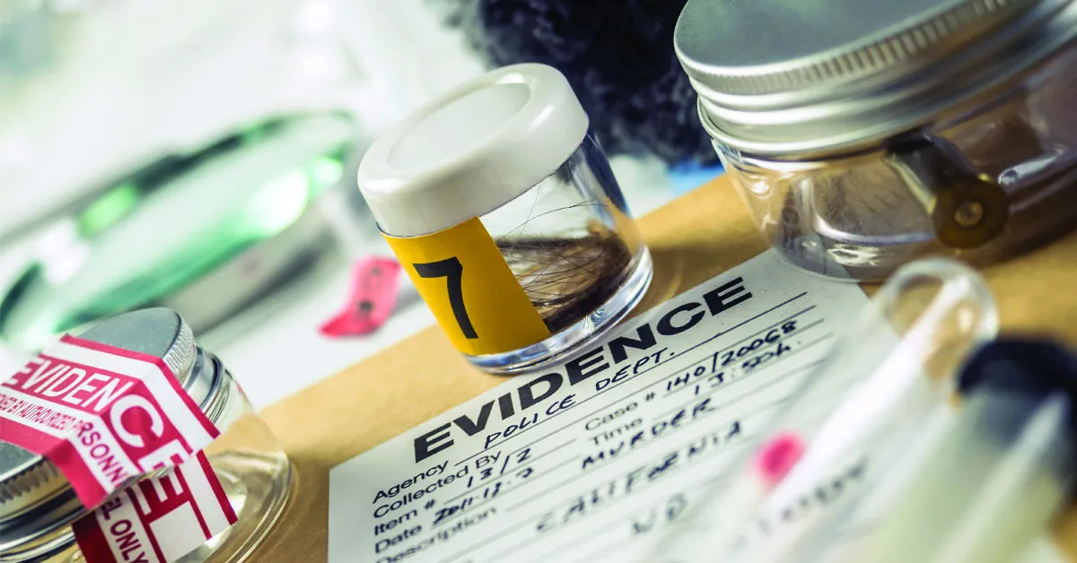 Evidence in a jar