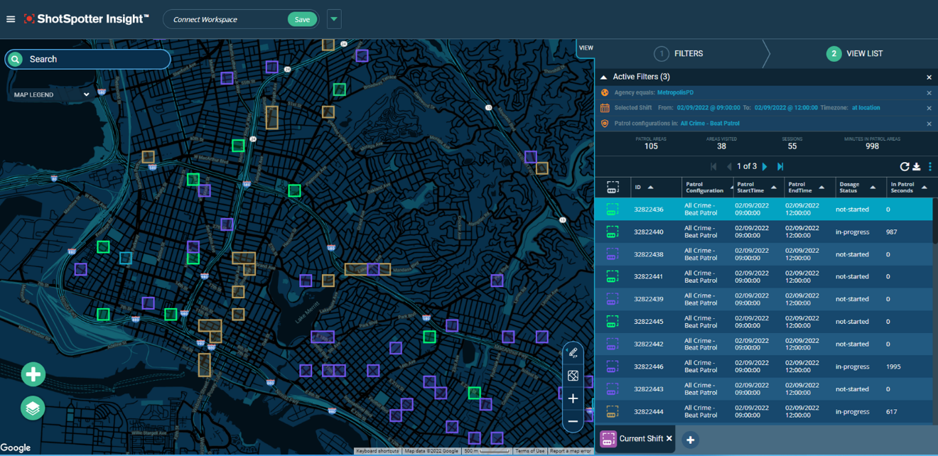 a screenshot of a map of a city
