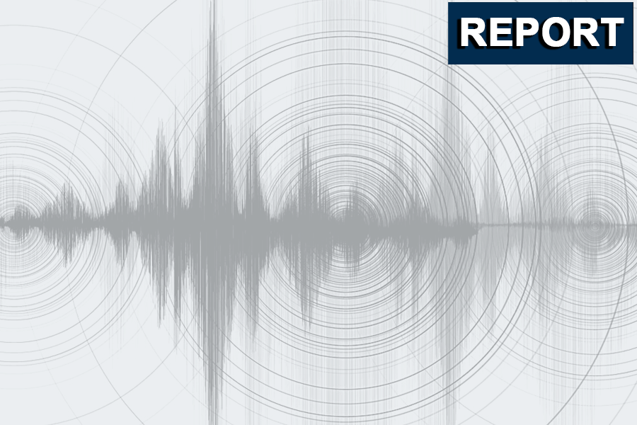 a black and white photo of a sound wave