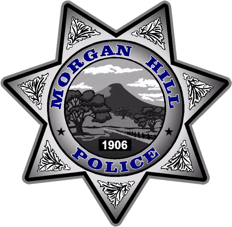 the morgan hill police department badge