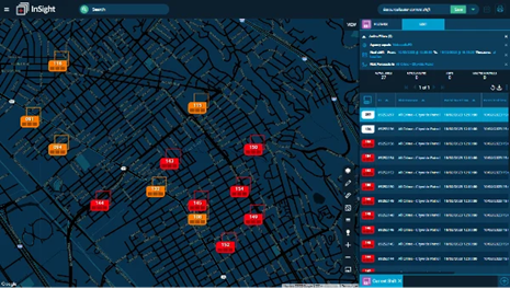 Image of the patrol screen with ResourceRouter functionality by SoundThinking.