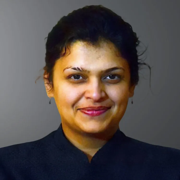 Headshot image of Medha Bhadkamkar