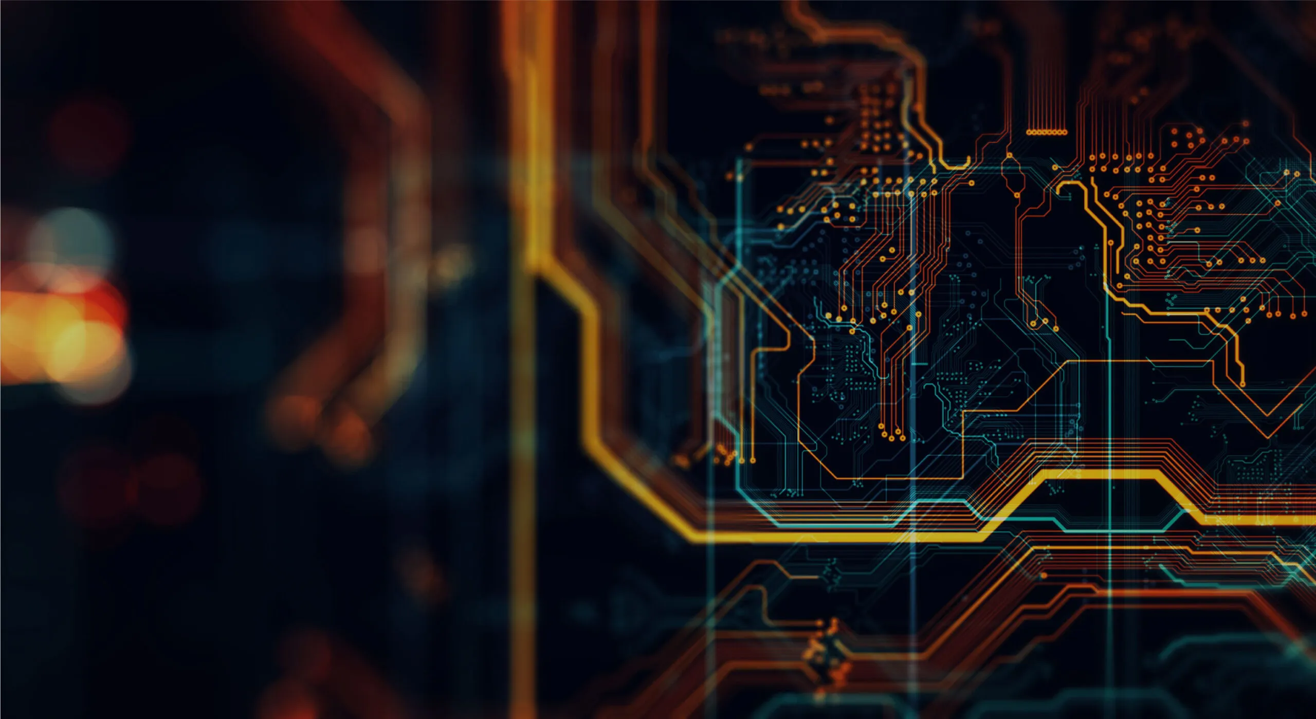 a close up of a computer circuit board