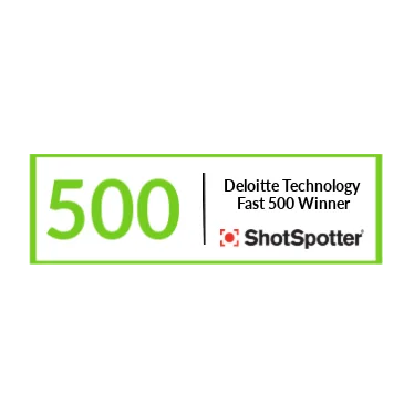 a green and white sign that says 500 deloitte technology fast - 500 winner