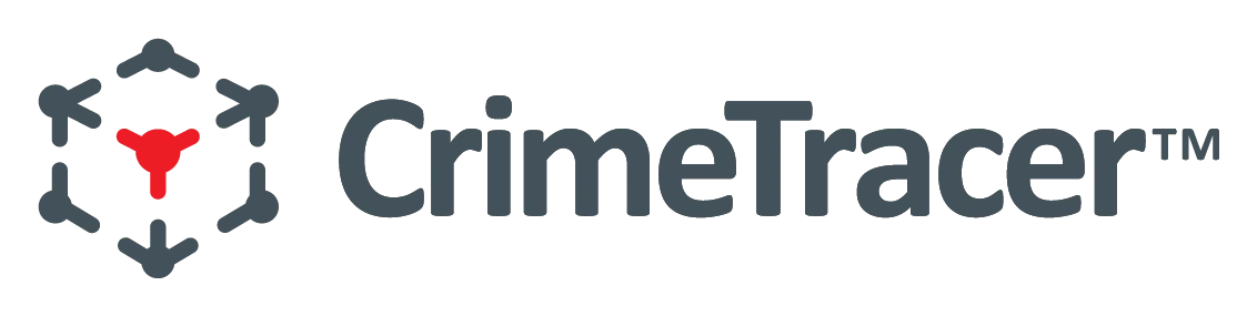 the logo for the crime tracer