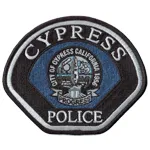 a police badge with the word cypress on it