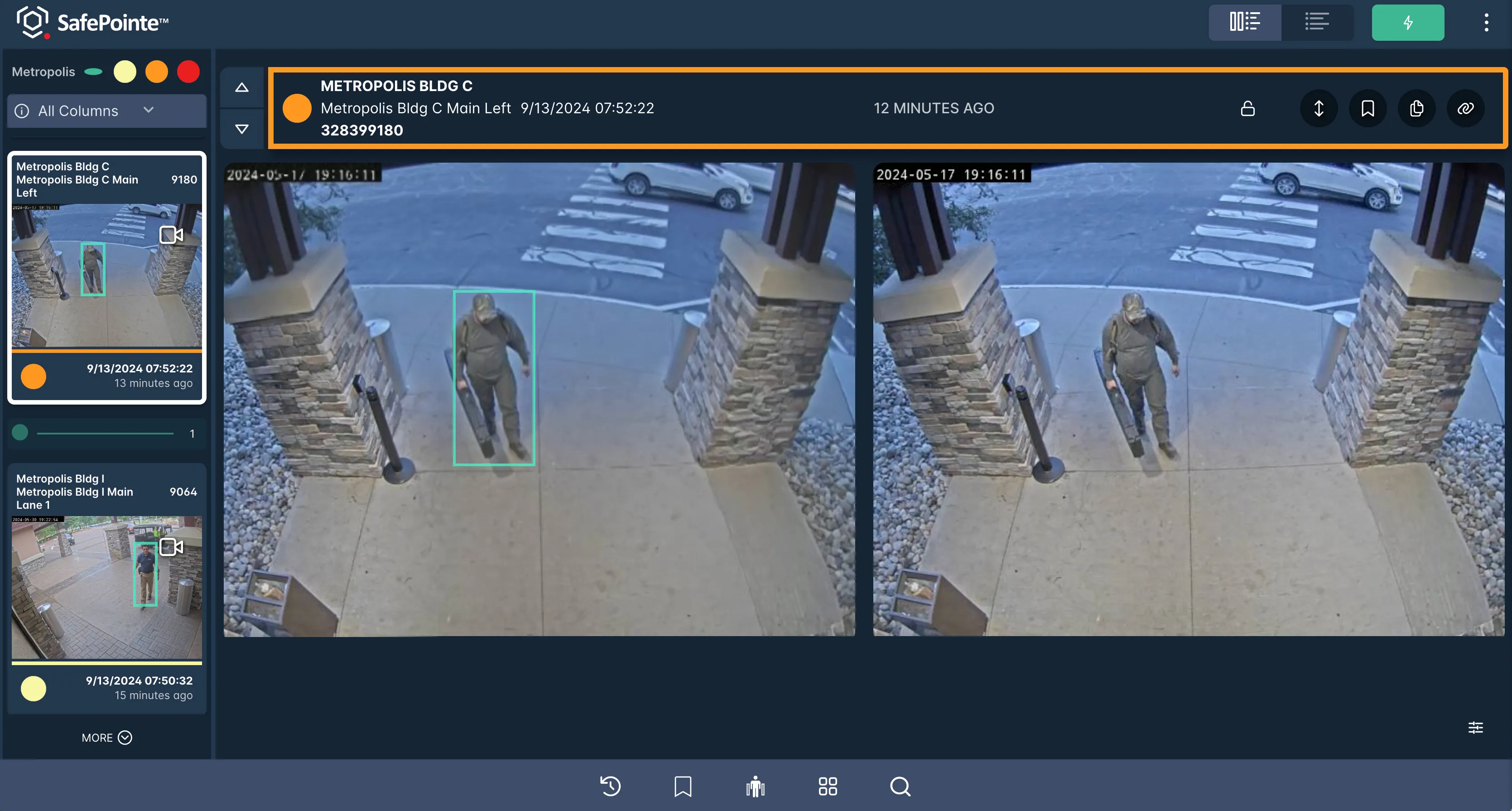 SafePointe identifies the person