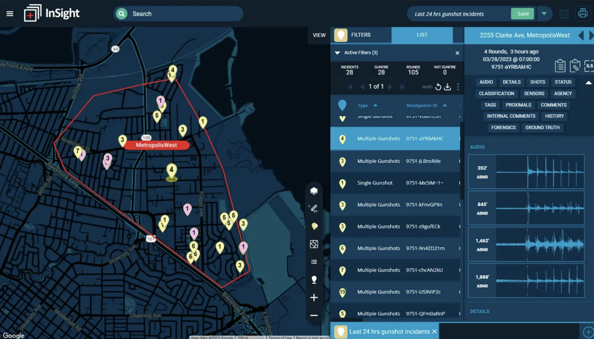 Disrupting the Shooting Cycle: ShotSpotter and the Insight App